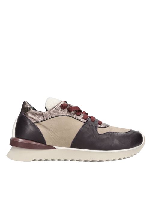 Sneakers in pelle ANDIAFORA | RUFFLE DREAMERVIOLA-BEIGE-ORO